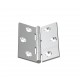 NICKEL PLATED BRASS FLAT HINGE 50x40 ITALY
